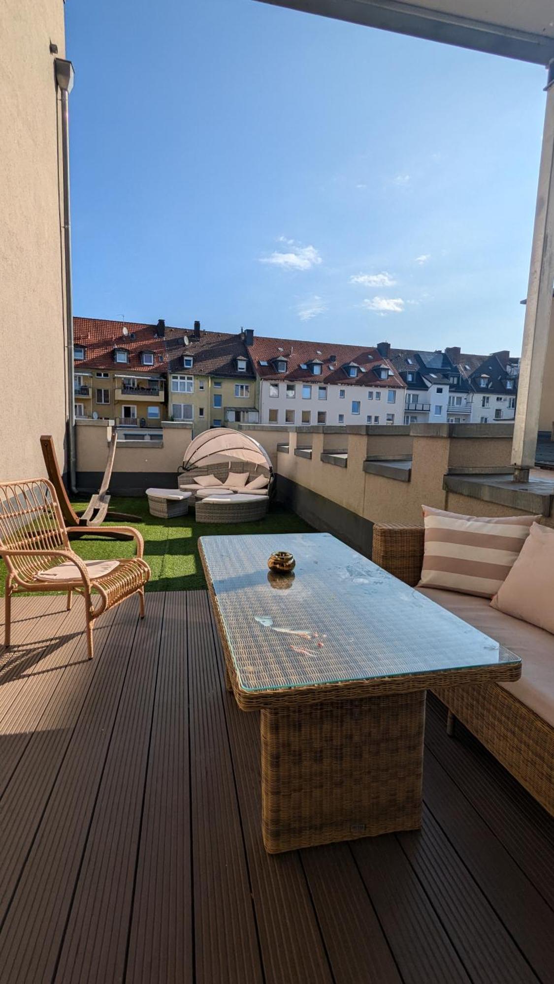 Imposante Whg - Zentral - Dachterrasse - Parken - Aufzug Hagen  Bagian luar foto